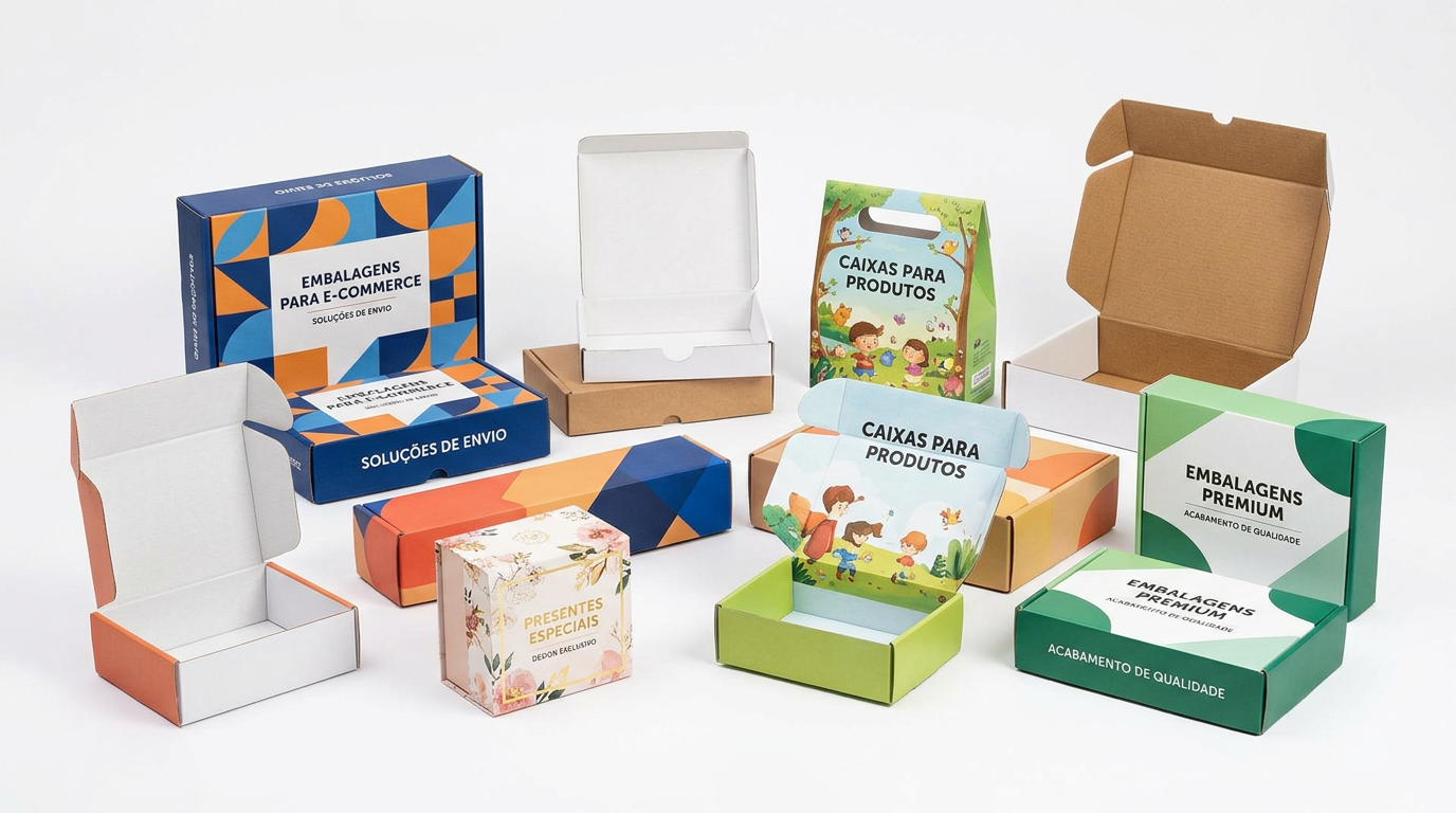 CAIXAS E EMBALAGENS
